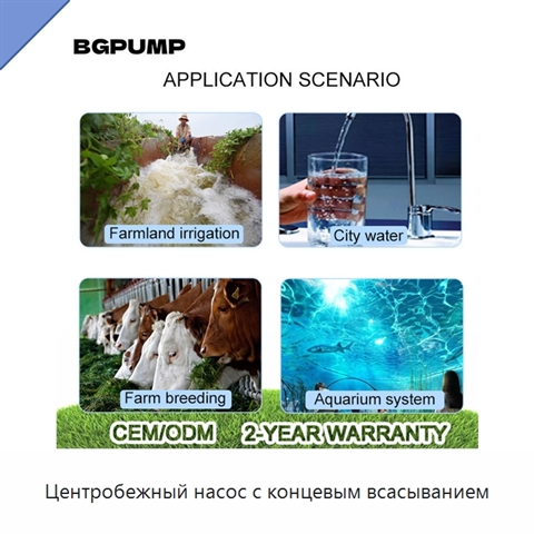 Центробежный насос с концевым всасыванием
