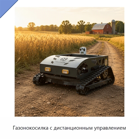 Газонокосилка с дистанционным управлением