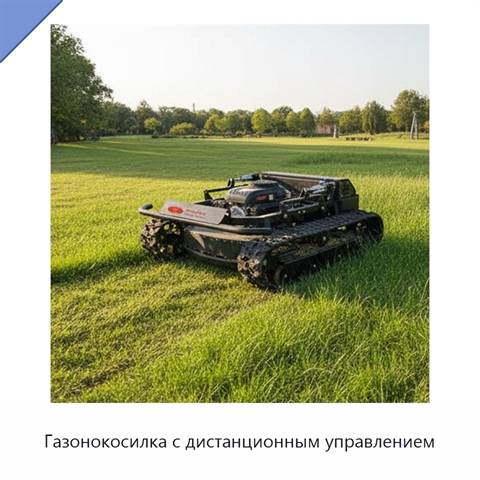 Газонокосилка с дистанционным управлением