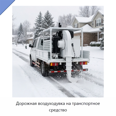 Дорожная воздуходувка на транспортное средство