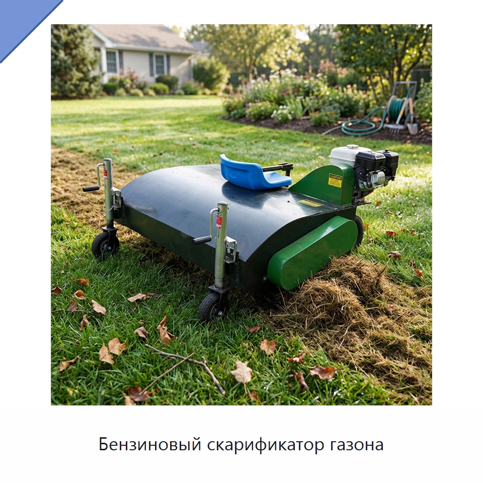 Бензиновый скарификатор газона — Специальные сельскохозяйственные машины