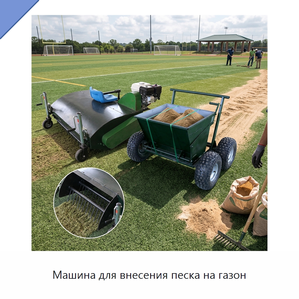 Машина для внесения песка на газон — Специальные сельскохозяйственные машины