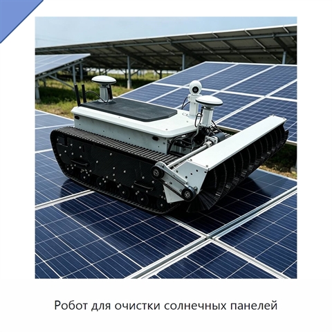 Робот для очистки солнечных панелей