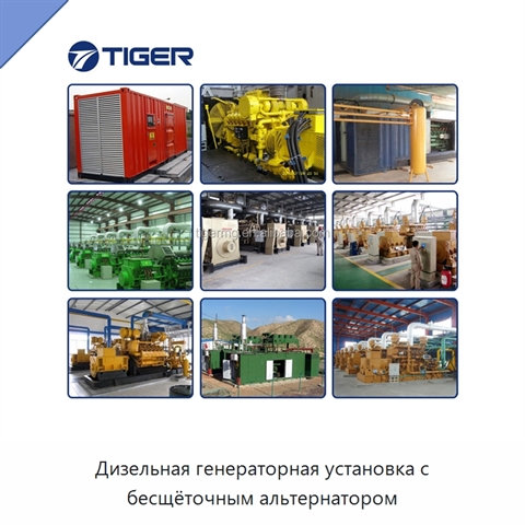Дизельная генераторная установка с бесщёточным альтернатором