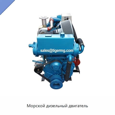 Морской дизельный двигатель