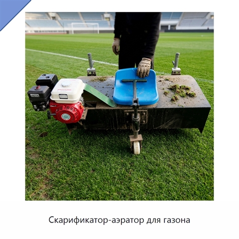 Скарификатор-аэратор для газона