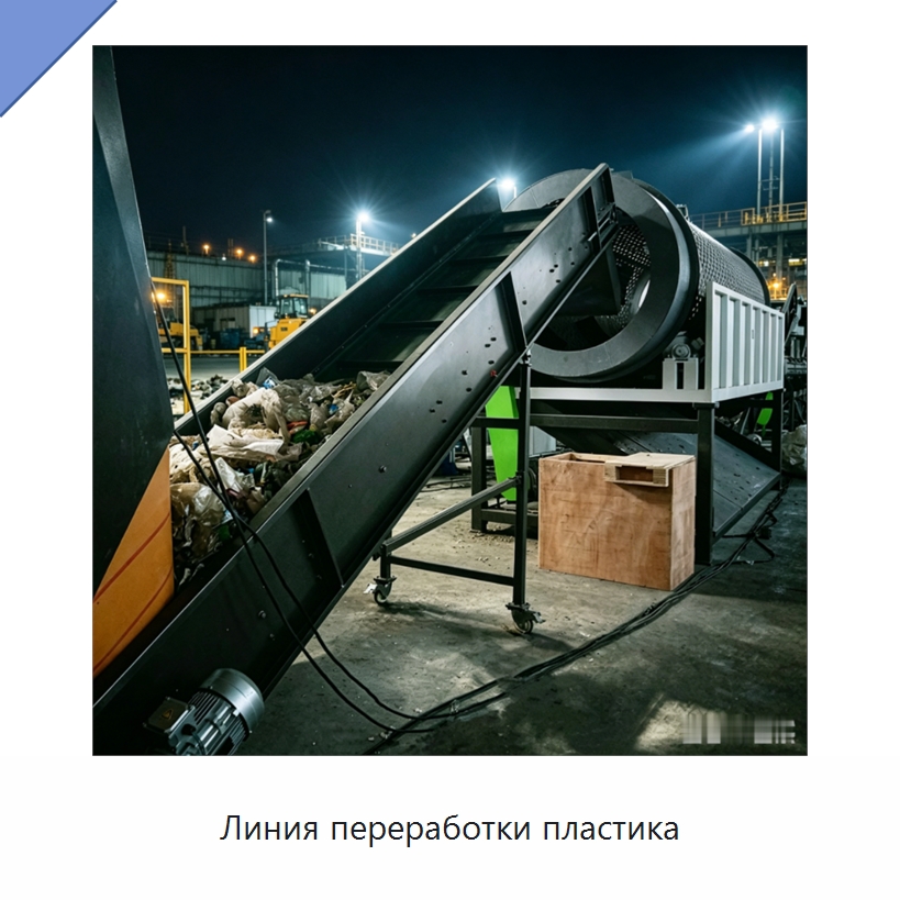 Линия переработки пластика — Оборудование для переработки пластиковых отходов