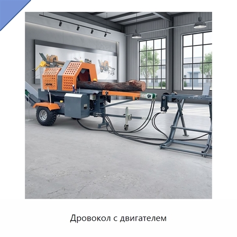 Дровокол с двигателем