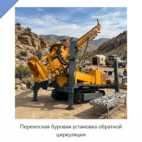 Переносная буровая установка обратной циркуляции