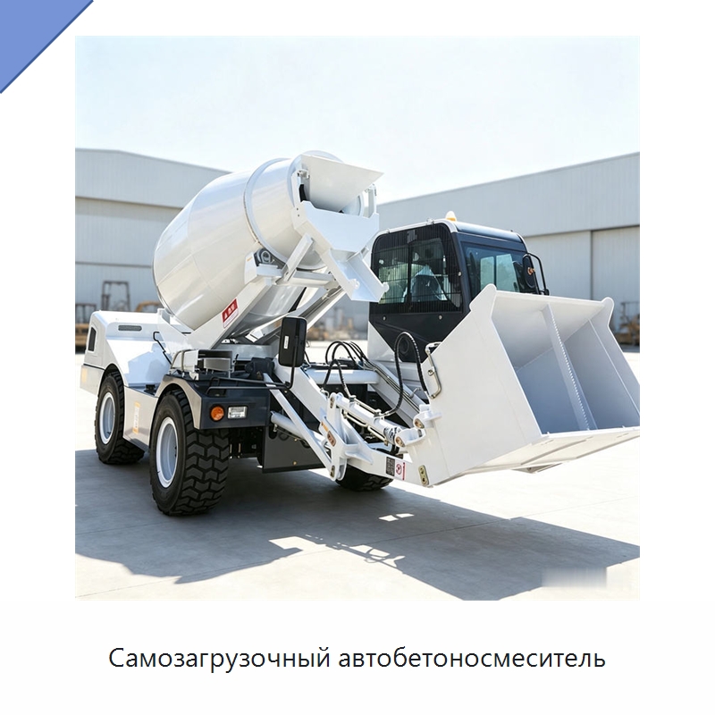 Самозагрузочный автобетоносмеситель