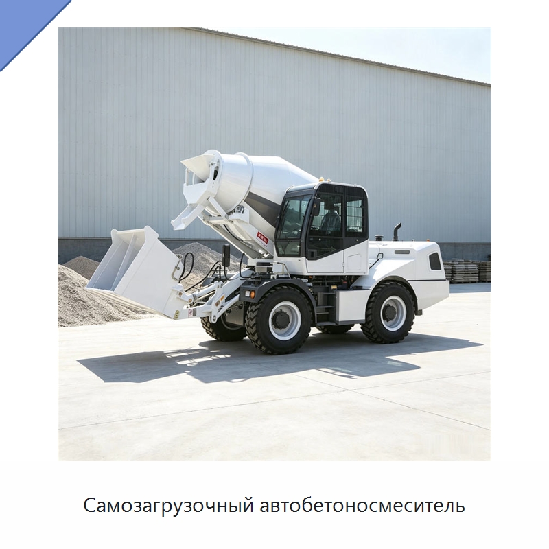 Самозагрузочный автобетоносмеситель