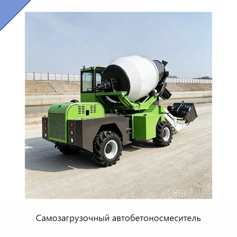 Самозагрузочный автобетоносмеситель
