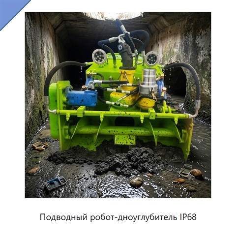 Подводный робот-дноуглубитель IP68