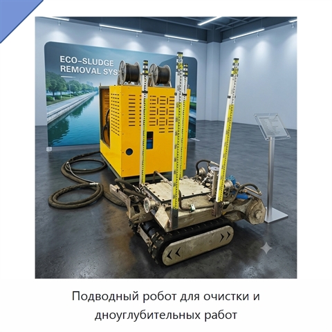 Подводный робот для очистки и дноуглубительных работ