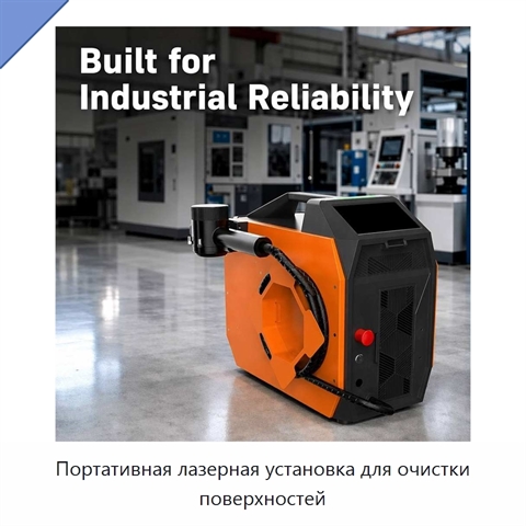 Портативная лазерная установка для очистки поверхностей