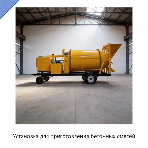 Установка для приготовления бетонных смесей