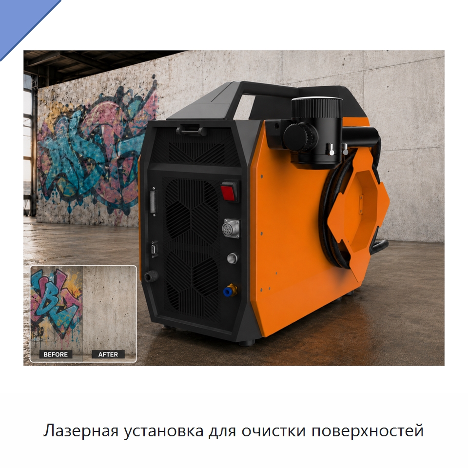 Лазерная установка для очистки поверхностей — Установки лазерной очистки