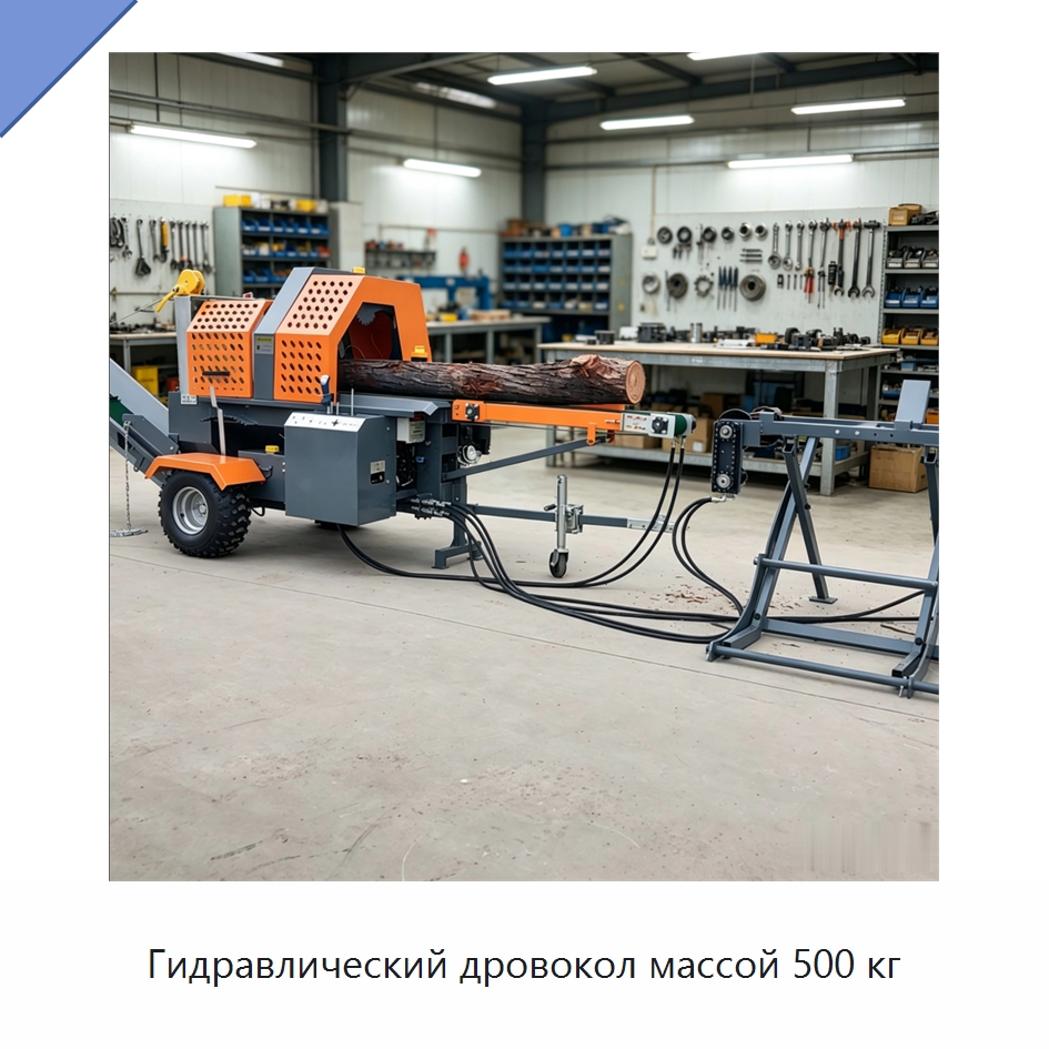 Гидравлический дровокол массой 500 кг — Специальная строительная техника