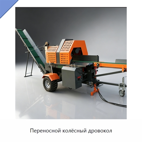 Переносной колёсный дровокол
