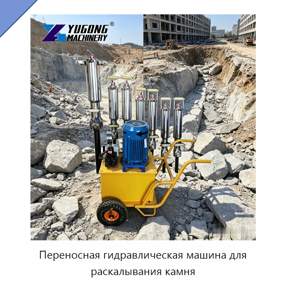 Переносная гидравлическая машина для раскалывания камня — Горнодобывающее оборудование