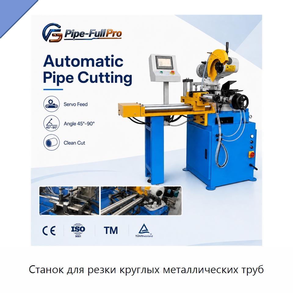 Станок для резки круглых металлических труб — Станки для обработки труб