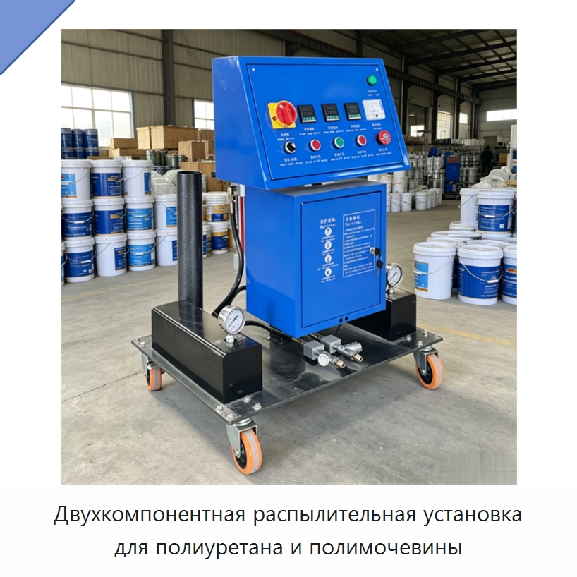 Двухкомпонентная распылительная установка для полиуретана и полимочевины — Оборудование для производства пеноматериалов