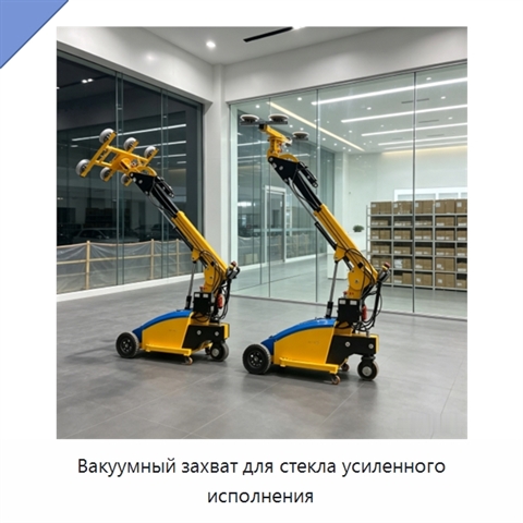 Вакуумный захват для стекла усиленного исполнения