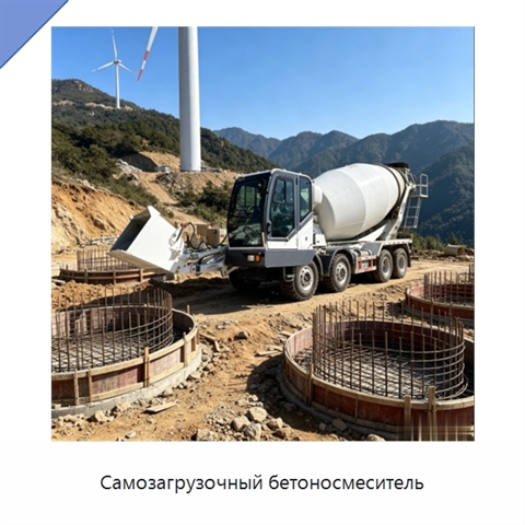 Самозагрузочный бетоносмеситель