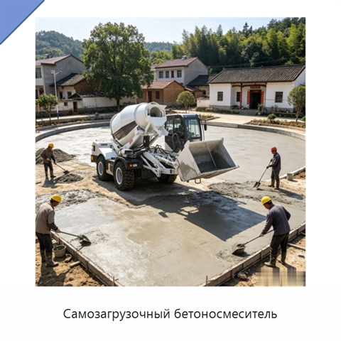 Самозагрузочный бетоносмеситель