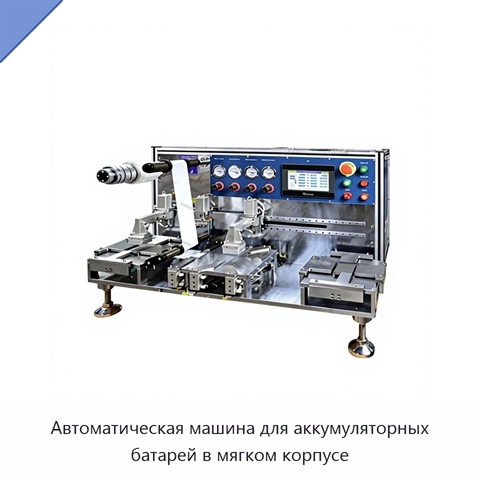 Автоматическая машина для аккумуляторных батарей в мягком корпусе
