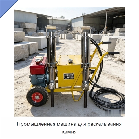Промышленная машина для раскалывания камня
