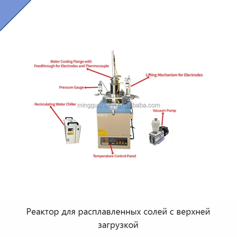 Реактор для расплавленных солей с верхней загрузкой