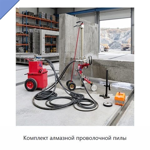 Комплект алмазной проволочной пилы