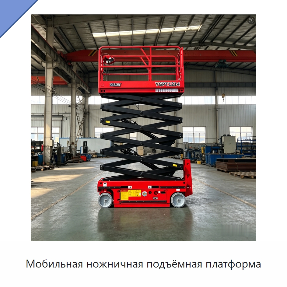 Мобильная ножничная подъёмная платформа — Строительные подъёмники