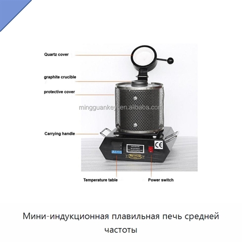 Мини-индукционная плавильная печь средней частоты