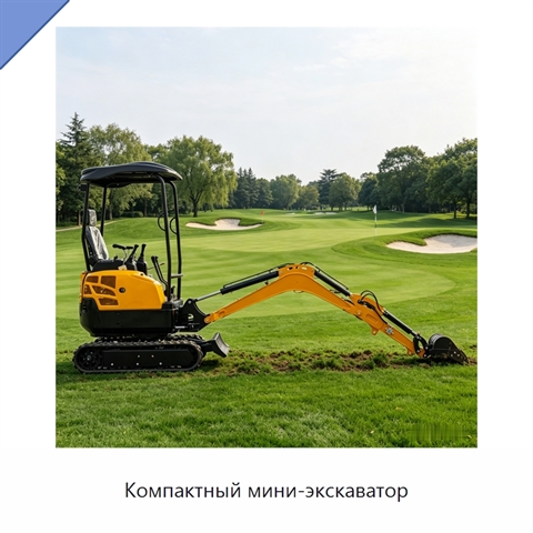 Компактный мини-экскаватор