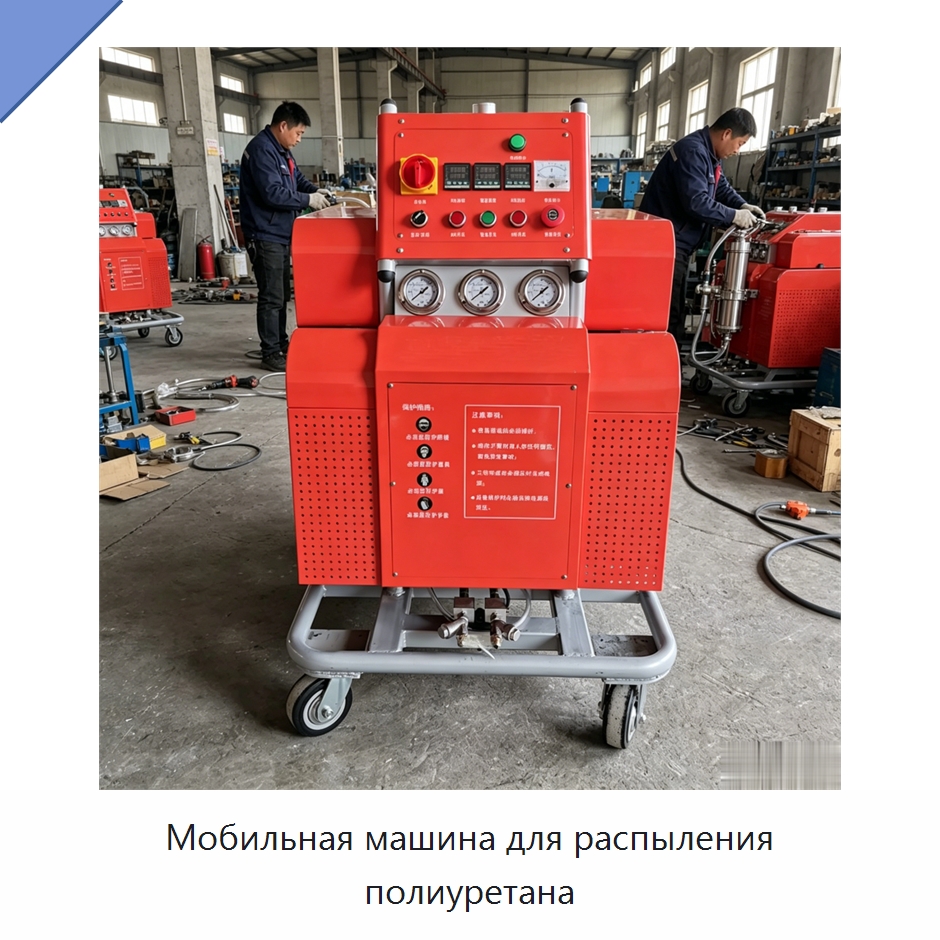 Мобильная машина для распыления полиуретана — Оборудование для производства пеноматериалов