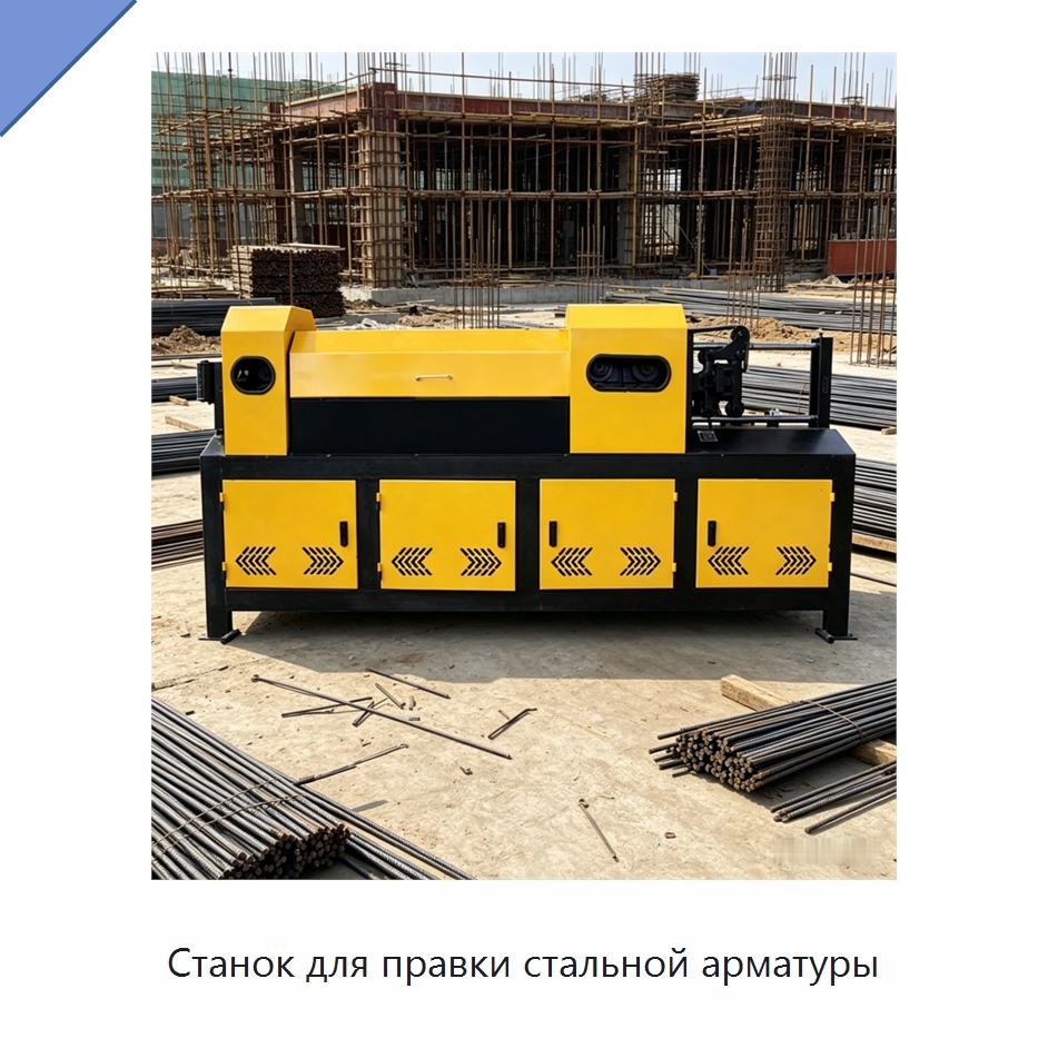 Станок для правки стальной арматуры — Машины для правки металла
