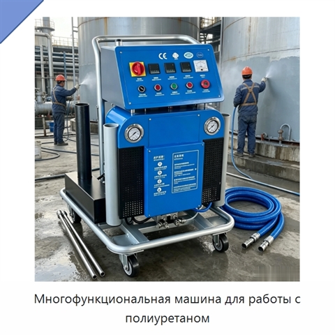 Многофункциональная машина для работы с полиуретаном