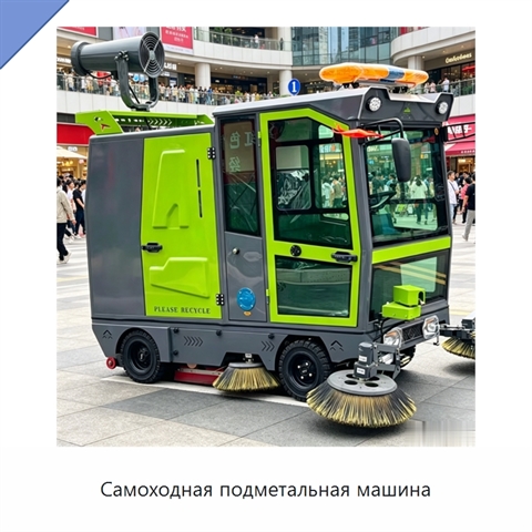 Самоходная подметальная машина