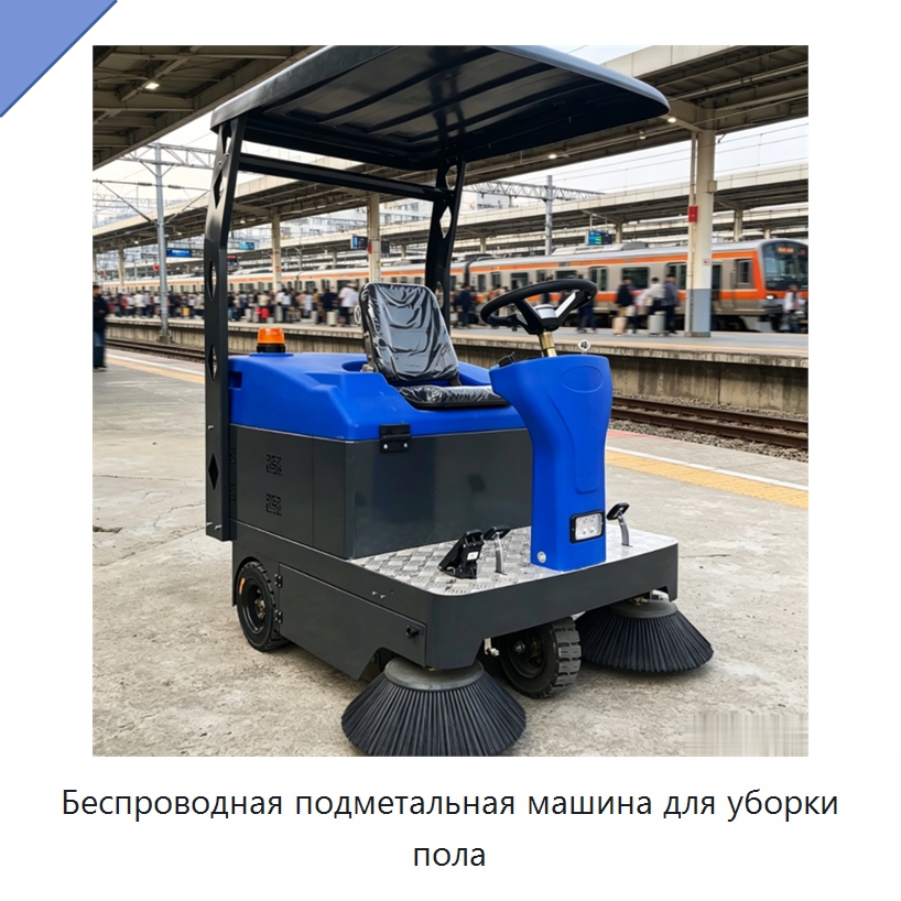 Беспроводная подметальная машина для уборки пола — Коммунальная техника