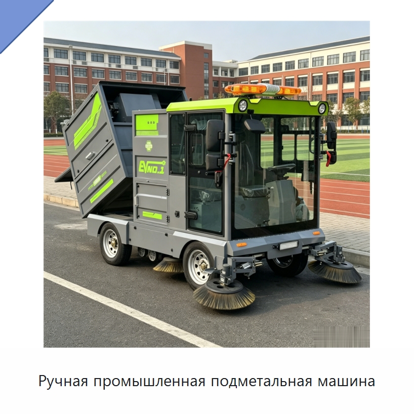 Ручная промышленная подметальная машина — Коммунальная техника
