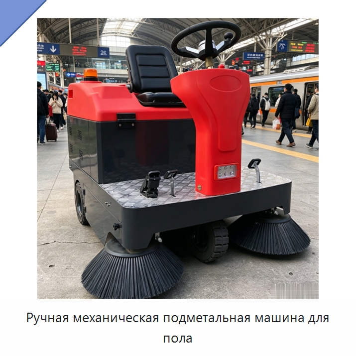 Ручная механическая подметальная машина для пола — Коммунальная техника