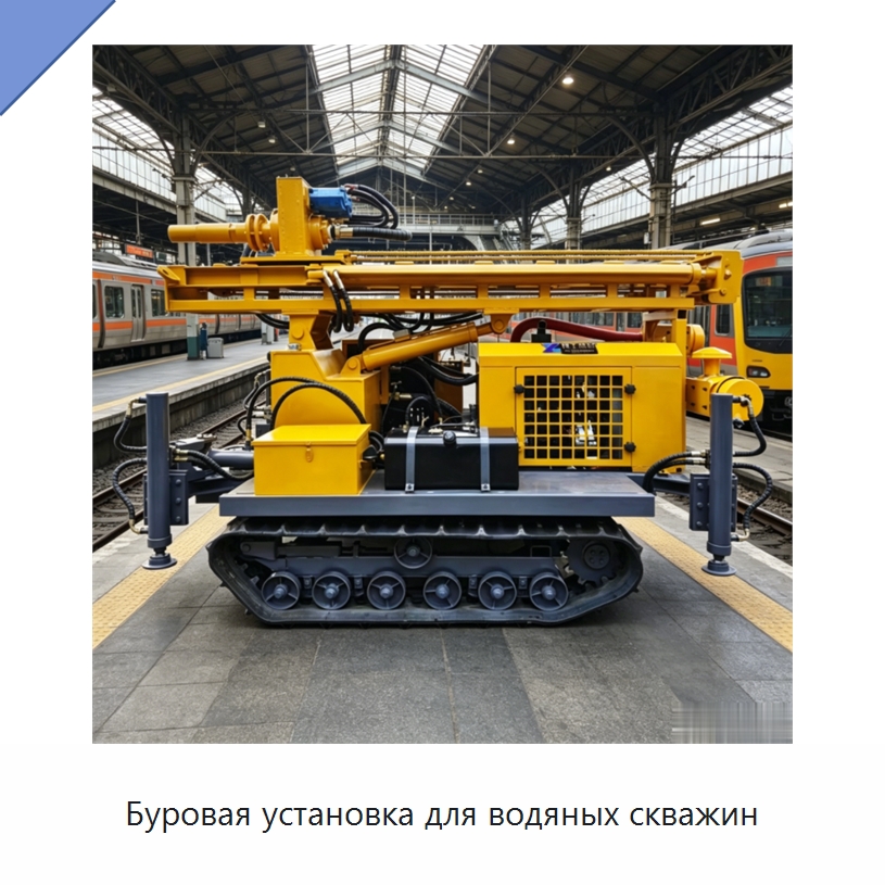 Буровая установка для водяных скважин — Горнодобывающее оборудование