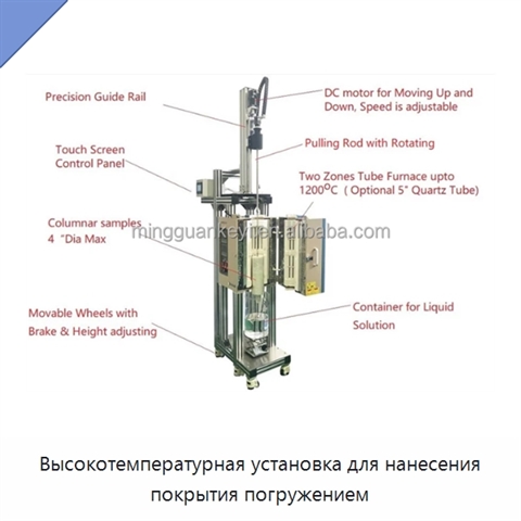 Высокотемпературная установка для нанесения покрытия погружением