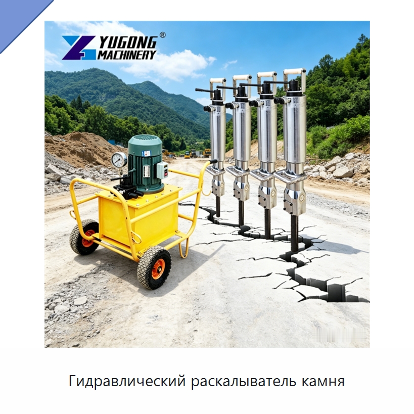 Гидравлический раскалыватель камня — Горнодобывающее оборудование