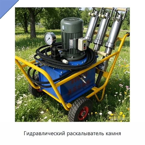 Гидравлический раскалыватель камня