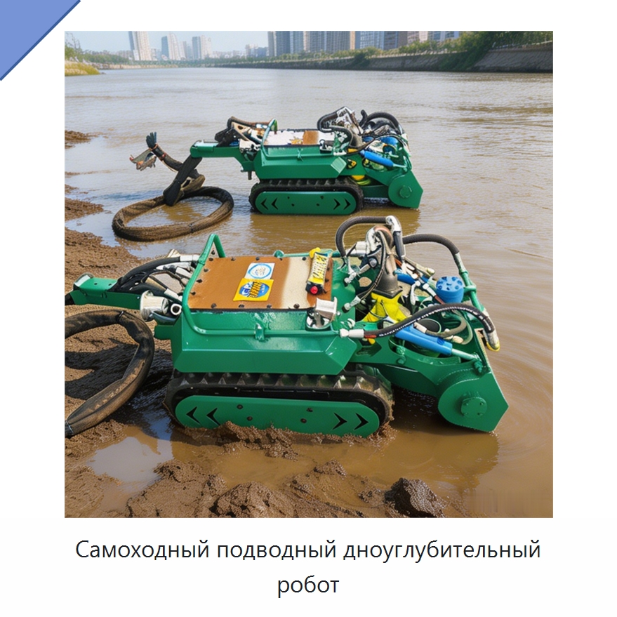 Самоходный подводный дноуглубительный робот — Специальные промышленные роботы