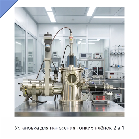 Установка для нанесения тонких плёнок 2 в 1