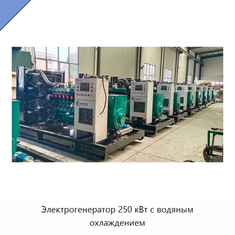 Электрогенератор 250 кВт с водяным охлаждением